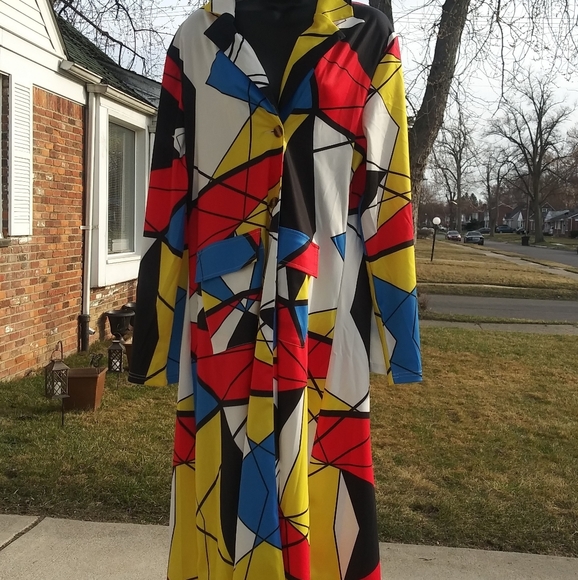 🎀HOST PICK🎀 Gorgeous Trendy Multicolor Trench - Picture 6 of 9